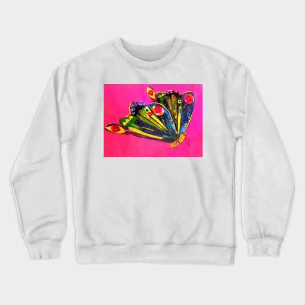 Oopsy Daisy Eric Carle's Butterfly Crewneck Sweatshirt by Bequeat